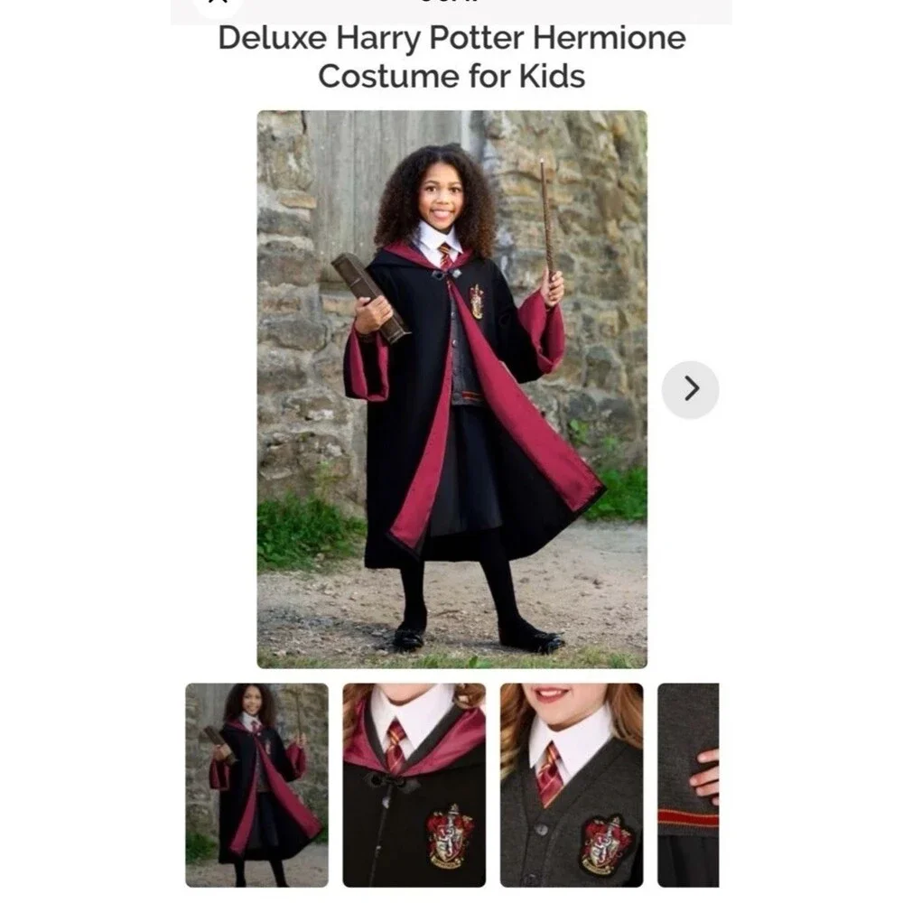 Girls Deluxe Hermoine Granger Costume